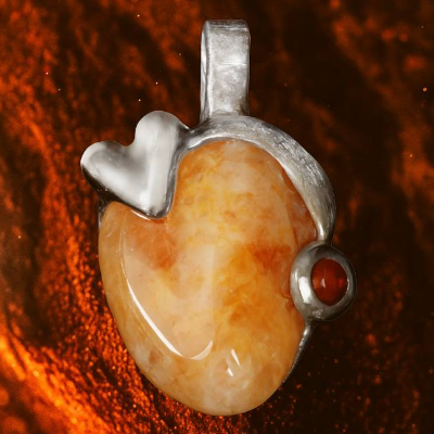 Goldschmiede Silberanhänger 