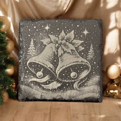 LASERDATEI | Winter Chalk Art Motiv fuer Laser | Schiefer PNG Weihnachten | Winter | Lasergravur