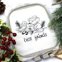 Stickdatei Spatz und Maus best friends Bild 2
