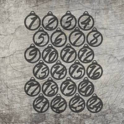 *AVK Zahlen* Laser-, 3D Druck- und Plottedatei