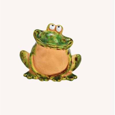 schelmischer Froschkönig aus Keramik 2fach
