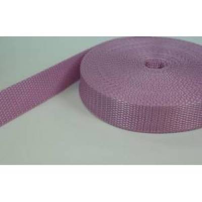 Gurtband 25 mm breit - Rosa - 4 Meter