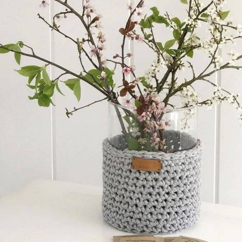 Vase - Windlicht *recycled cotton*