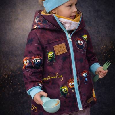 Schnittmuster Kinder Parka 80 146 – Zwei Laengen Gerade oder Ausgestellt – Kapuze Taschen Knoepfleiste – A4 A0 Beamer – 