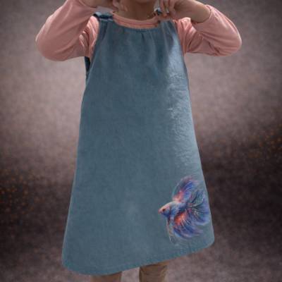 Schnittmuster Kinder Kleid 62 164 – Webware Kleid mit Kellerfalte und Knoepfen – Einfach zu naehen – A4 A0 Beamer – Digi