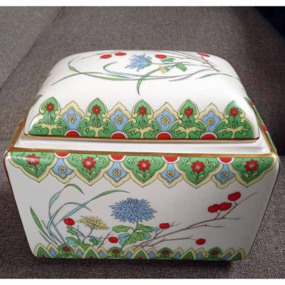 Porzellandose Seltmann Weiden Weihnachten 1959 – Seltenes Sammlerstück