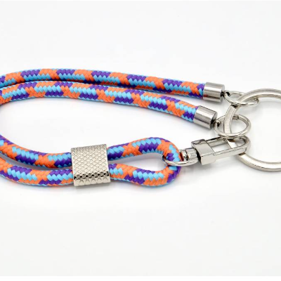 Schlüsselanhänger mit Karabiner – Coral Mix | Handgemacht & Stylisch