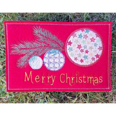 Mugrug Weihnachtlich 13x18