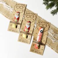 Druckvorlage Nikolausgruß, Geschenkidee Nikolausteller, Kleinigkeit für Stiefel, Bastelvorlage PDF Nikolaus Bild 1