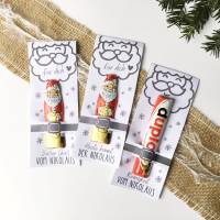 Druckvorlage Nikolausgruß, Geschenkidee Nikolausteller, Kleinigkeit für Stiefel, Bastelvorlage PDF Nikolaus Bild 4