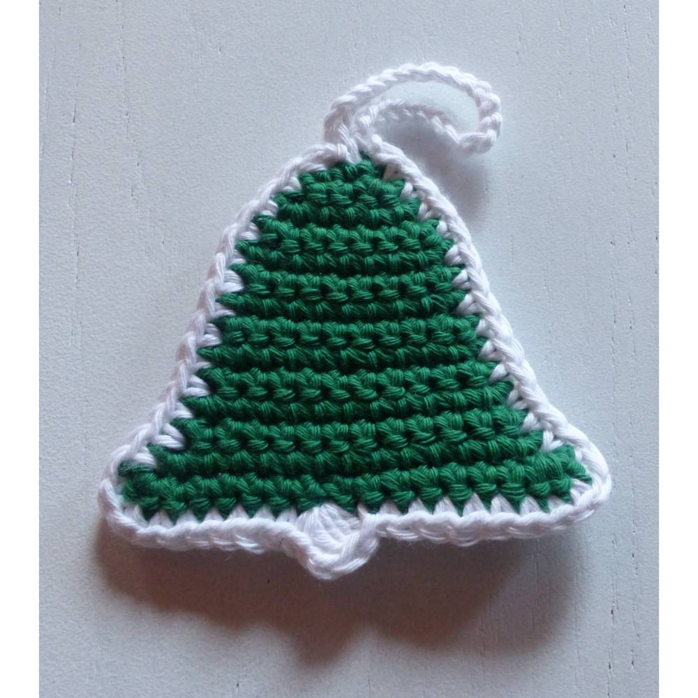Häkelanleitung Weihnachtsglocke - Baumschmuck und Grilande Bild 1