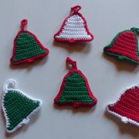 Häkelanleitung Weihnachtsglocke - Baumschmuck und Grilande Bild 6