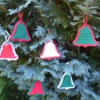 Häkelanleitung Weihnachtsglocke - Baumschmuck und Grilande Bild 7