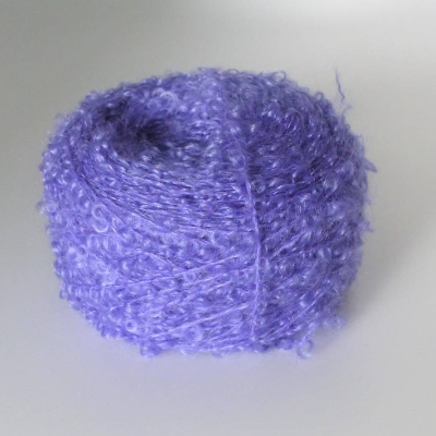 Mohair Boucle Garn-lavendel-lila-Mohair Merino Nylon-Handarbeiten-Wolle-DIY