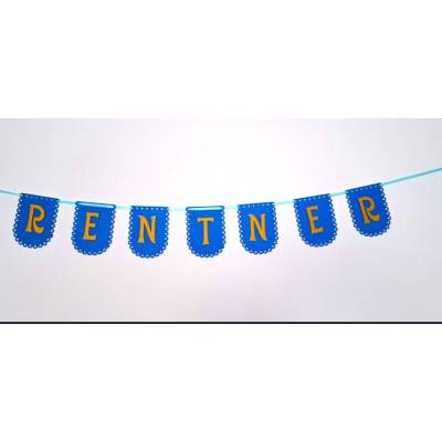 Ruhestand Girlande/Rentner Girlande/Endlich Rentner Girlande