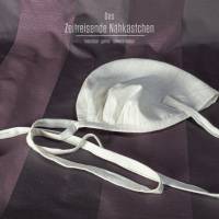 Mittelalter Haube aus Leinen - St-Birgitta Frauenhaube für Reenactment & LARP - historische Kopfbedeckung aus Leinen Bild 4