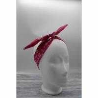 Haarband Erwachsene Blumen bunt pink Bild 1