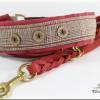 Halsband GLENCHECK mit Zugstopp für deinen Hund, Hundehalsband in rot oder blau Bild 5
