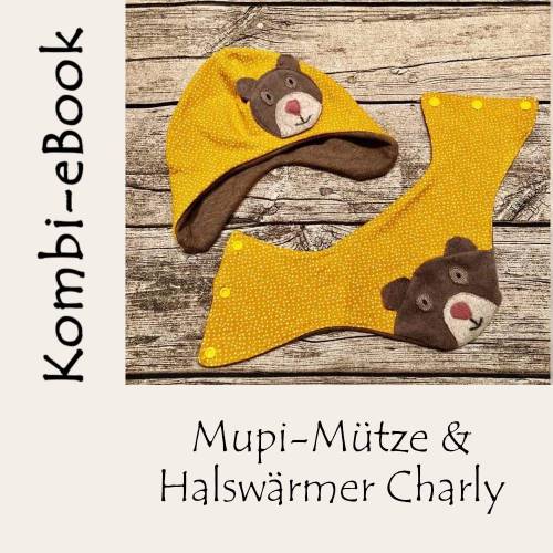Kombi eBook Halswärmer Charly & Mupi-Mütze