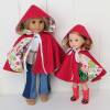 Wende Cape Umhang für 34 und 46 cm Puppen wie Wellie Wishers und American Girl • Schnitt & Anleitung PDF | Sami Dolls eBooks Bild 2