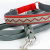 Halsband GEOMETRIC mit Zugstopp, 2 Varianten Romben oder Zickzack Hund, Hundehalsband, Martingale Bild 5