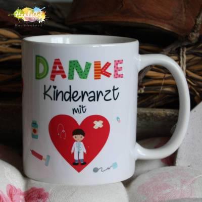 Tasse - DANKE Kinderarzt mit Herz