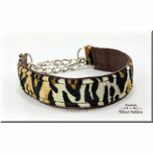 Halsband AFRIKA mit Zugstopp auch mit Zierkette für deinen Hund, Hundehalsband, Martingale, Rhodesian Ridgeback
