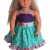 Neckholder Kleid für 35 und 46 cm Puppen wie Wellie Wishers und American Girl Dolls • Schnitt & Anleitung PDF | Sami Dolls eBooks Bild 4