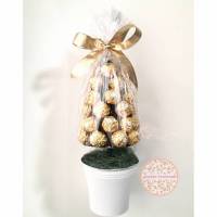 Ferrero Rocher Pyramidenbaum Geschenk Geburtstag Valentinstag Muttertag Weihnachten Bild 1