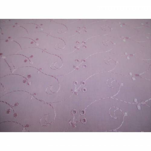 Batist mit Lochstickerei zartes rosa (1m/10,-€)