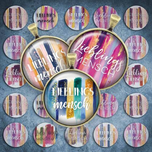 227 - Cabochon Vorlagen, 25mm 18mm 14mm 12mm, rund, Cabochon Motive, Bottle Cap images