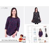 Papierschnittmuster Allie Damen Bluse + Kleid  by pattydoo Gr 32- 54 (1 Stück/11,- €) Bild 1