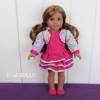 Rüschenkleid, Bolero und Schuhe für 46 cm Puppen wie American Girl Dolls • Schnitt & Anleitung PDF | Sami Dolls eBooks Bild 2