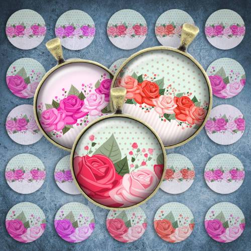 022 - Cabochon Vorlagen, 25mm 18mm 14mm 12mm, rund, Cabochon Motive, Bottle Cap images