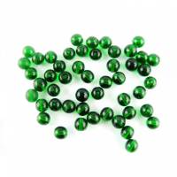 30 Glasperlen rund 8 mm chrysolith grün transparent 2. Wahl Bild 1