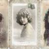 3 wunderschöne Grußkarten / Postkarten als Set, in feinem Vintage Stil und zarten Pastellfarben Bild 2