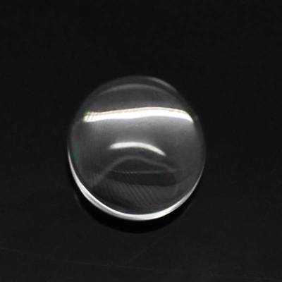 20 Stück / Cabochon / 12 mm / transparent