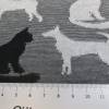 Jacquard Jersey, Katzen und Hunde , schwarz - weiß (1m/10,-€) Bild 3
