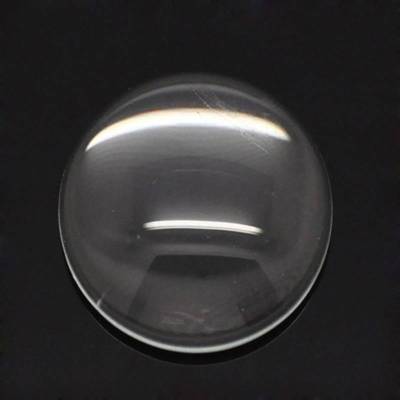 10 Stück / Cabochon / 14 mm / transparent