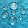 Glas-Cabochons transparent oval - verschiedene Größen - Auswahl Bild 2