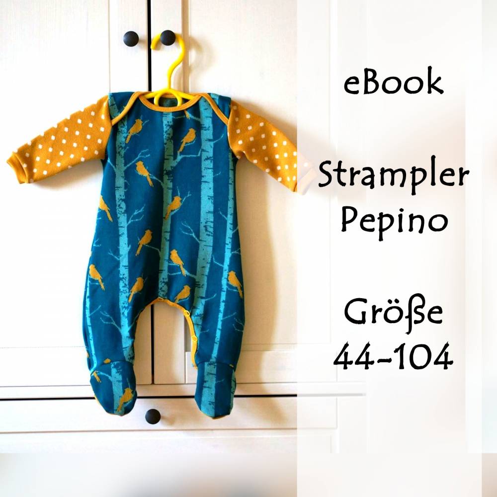 eBook Strampler Pepino Beamer, A4, A0 Gr. 44-104 Bild 1