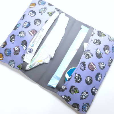 Windeltasche mit Igel Motiv, Wickeltasche