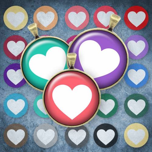 037 - Cabochon Vorlagen, 25mm 18mm 14mm 12mm, rund, Cabochon Motive, Bottle Cap images