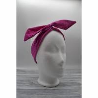 Haarband Erwachsene Blumen pink Bild 1