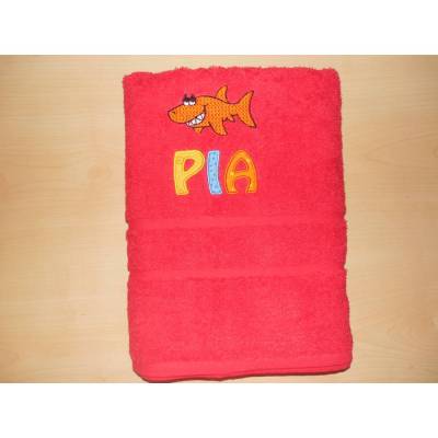 CLASSIC Handtuch-Duschtuch  70x140 cm mit Namen/Motiv bestickt