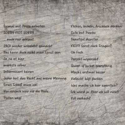 *24 Freche Sprüche* Plotterdatei