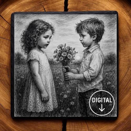 Laserdatei – Gravurdatei PNG für Schiefer & Holz