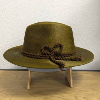 Trachtenhut mit gerader Krempe Oliv
