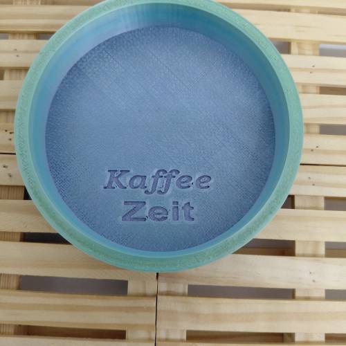 3D-Druck Untersetzer Kaffeezeit – STL-Datei, digitale Datei, kommerzielle Nutzung
