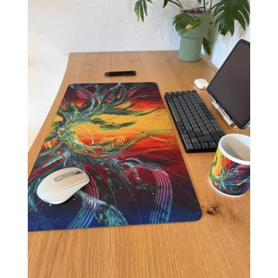 Buntes Mauspad mit Original Motiv meiner Kunst